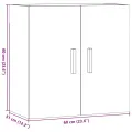 Armoire murale vieux bois 60x31x60 cm bois d'ingénierie