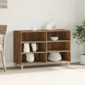 Buffet chêne artisanal 103,5x35x70 cm bois d'ingénierie