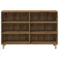 Buffet chêne artisanal 103,5x35x70 cm bois d'ingénierie