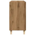 Buffet chêne artisanal 103,5x35x70 cm bois d'ingénierie