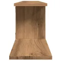 Étagère TV murale chêne artisanal 125x18x23cm bois d'ingénierie