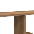 Étagère TV murale chêne artisanal 125x18x23cm bois d'ingénierie