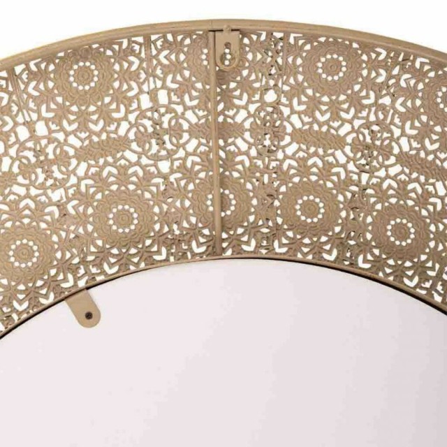 Wandspiegel Alexandra House Living Gold 4 x 83 x 83 cm Kreis