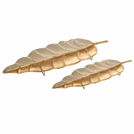 Middenstuk Alexandra House Living Gouden Ijzer 92 x 6 x 26 cm Lakens 2