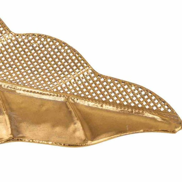 Centerpiece Alexandra House Living Golden Iron 92 x 6 x 26 cm Sheets 2