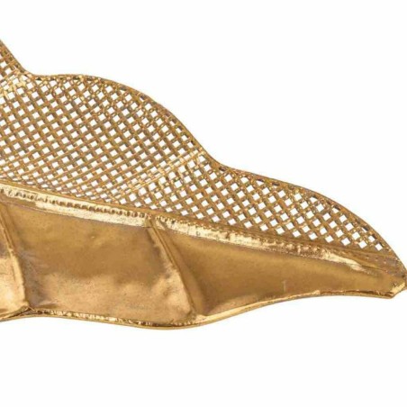 Tischdekoration Alexandra House Living Gold Eisen 92 x 6 x 26 cm Blatt