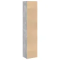 Bibliothèque gris béton 40x30x189 cm bois d'ingénierie