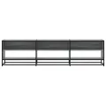 Meuble TV sonoma gris 180x40x46 cm bois d'ingénierie