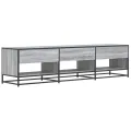 Meuble TV sonoma gris 180x40x46 cm bois d'ingénierie