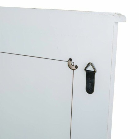 Specchio da parete Alexandra House Living Bianco 3 x 90 x 70 cm Rettan