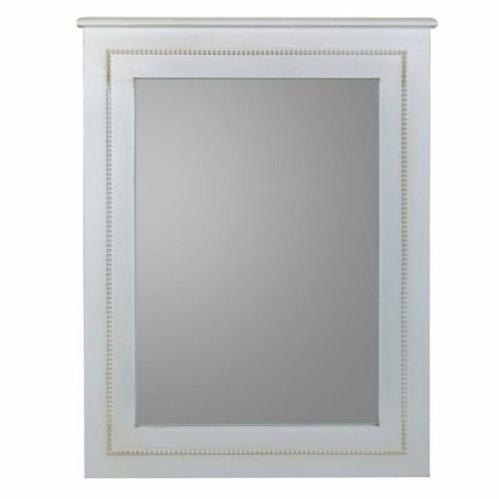 Specchio da parete Alexandra House Living Bianco 3 x 90 x 70 cm Rettan