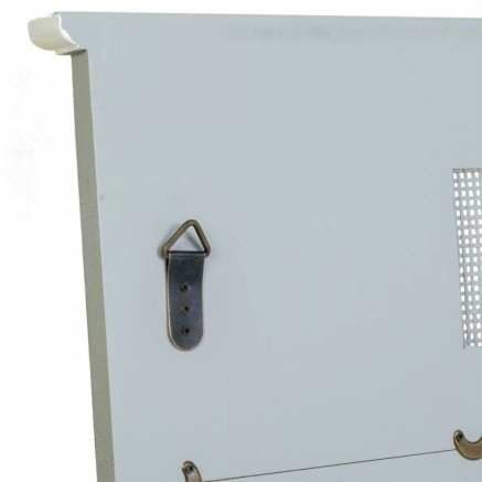 Specchio da parete Alexandra House Living Grigio 3 x 76 x 70 cm Rettan 2