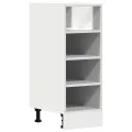 Armoire de plancher blanc 30x44,5x81,5 cm bois d'ingénierie