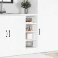 Armoire de plancher blanc 30x44,5x81,5 cm bois d'ingénierie