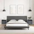 Tables de chevet 2 pcs anthracite 35x39x43,5 cm acier