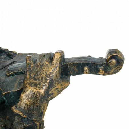 Deko-Figur Alexandra House Living Musiker 35 x 61 x 61 cm