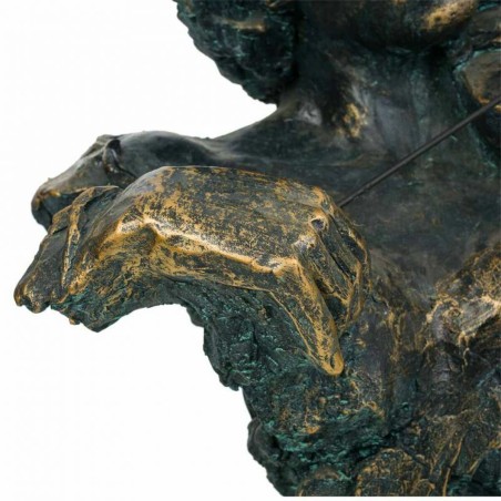 Statua Decorativa Alexandra House Living Musicista 35 x 61 x 61 cm