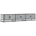 Meuble TV sonoma gris 210x35x41 cm bois d'ingénierie