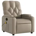 Fauteuil de massage inclinable Cappuccino Similicuir