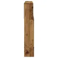 Armoire de tête de lit vieux bois 120x19x103,5 cm