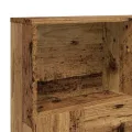 Armoire de tête de lit vieux bois 120x19x103,5 cm