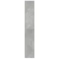 Bibliothèque gris béton 60x24x143 cm bois d'ingénierie