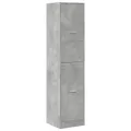 Armoire d'apothicaire gris béton 40x41x174,5 cm bois ingénierie