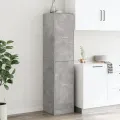 Armoire d'apothicaire gris béton 40x41x174,5 cm bois ingénierie