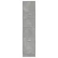 Armoire d'apothicaire gris béton 40x41x174,5 cm bois ingénierie