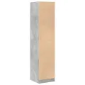 Armoire d'apothicaire gris béton 40x41x174,5 cm bois ingénierie