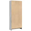Bibliothèque sonoma gris 60x24x143 cm bois d'ingénierie
