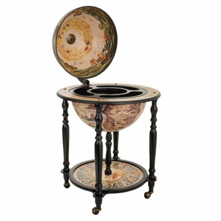 Globe terrestre Alexandra House Living Blanc Marron 60 x 95 x 60 cm Me