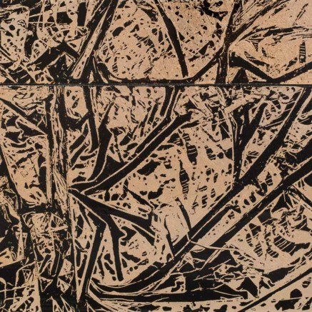 Scatola Decorativa Alexandra House Living Nero Dorato Ceramica Legno M 2