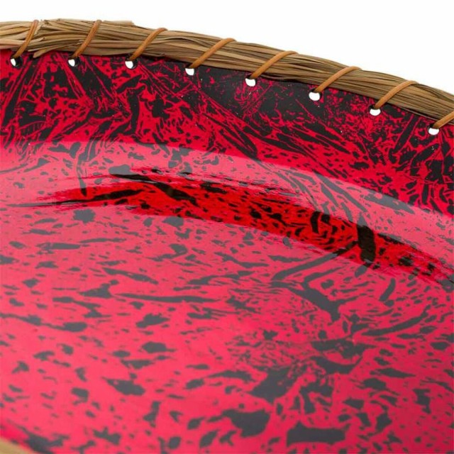 Centre de Table Alexandra House Living Noir Rouge Argenté Céramique