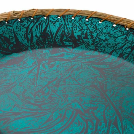 Centre de Table Alexandra House Living Bleu Noir Argenté Céramique 3