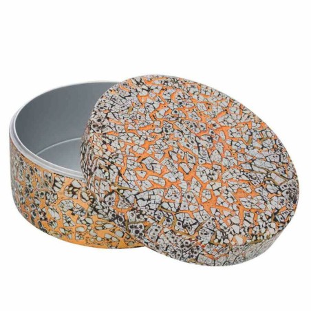 Dekorative Box Alexandra House Living Gold aus Keramik Holz MDF 20 x 1