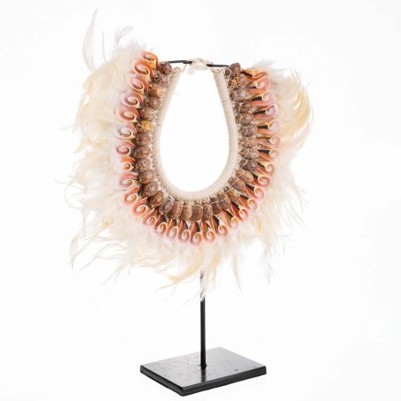 Statua Decorativa Alexandra House Living Bianco 12 x 42 x 25 cm