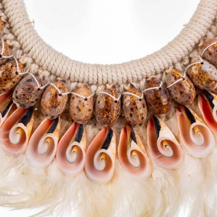 Figura Decorativa Alexandra House Living Blanco 12 x 42 x 25 cm 2