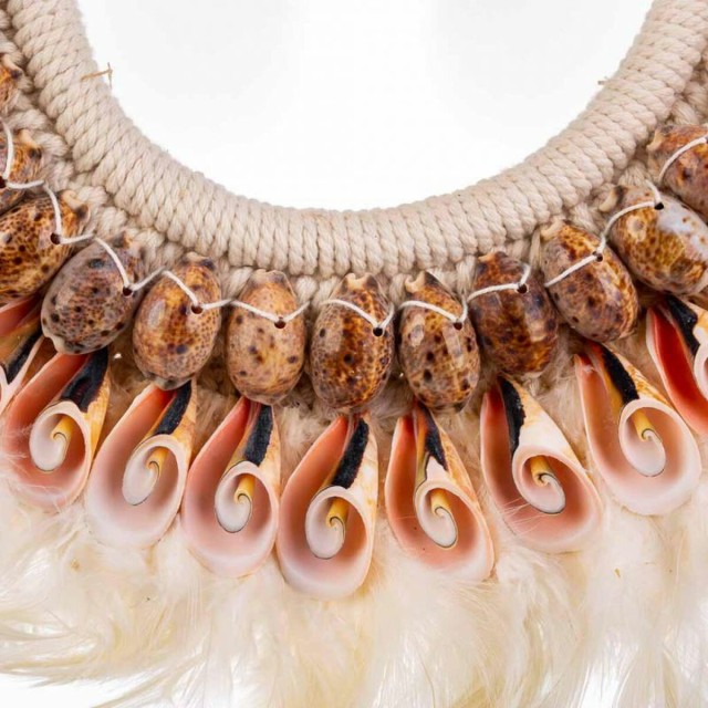 Figura Decorativa Alexandra House Living Blanco 12 x 42 x 25 cm