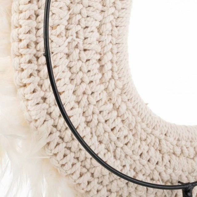 Figurine Décorative Alexandra House Living Blanc 12 x 42 x 25 cm