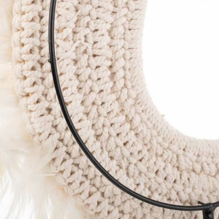 Figurine Décorative Alexandra House Living Blanc 12 x 42 x 25 cm