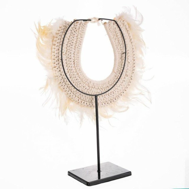 Decorative Figure Alexandra House Living White 12 x 42 x 25 cm