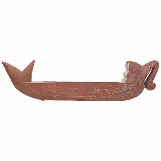 Centerpiece Alexandra House Living Brown Wood 22 x 10 x 85 cm Dragon