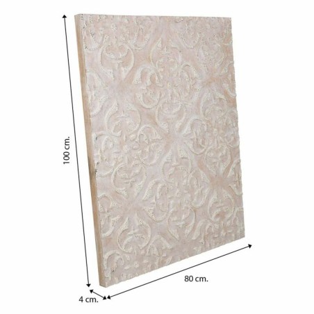 Wall Decoration Alexandra House Living Natural Glass MDF Wood 80 x 4 x