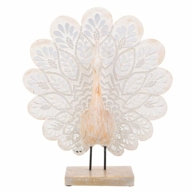 Decorative Figure Alexandra House Living Natural Peacock 53 x 12 x 46
