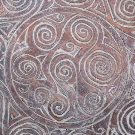 Middenstuk Alexandra House Living Wit Bruin Hout 4 x 34 x 34 cm