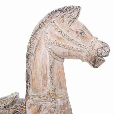 Statua Decorativa Alexandra House Living Cavallo 58 x 17 x 44 cm