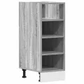 Armoire de plancher sonoma gris 30x44,5x81,5 cm bois ingénierie