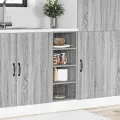 Armoire de plancher sonoma gris 30x44,5x81,5 cm bois ingénierie