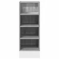 Armoire de plancher sonoma gris 30x44,5x81,5 cm bois ingénierie